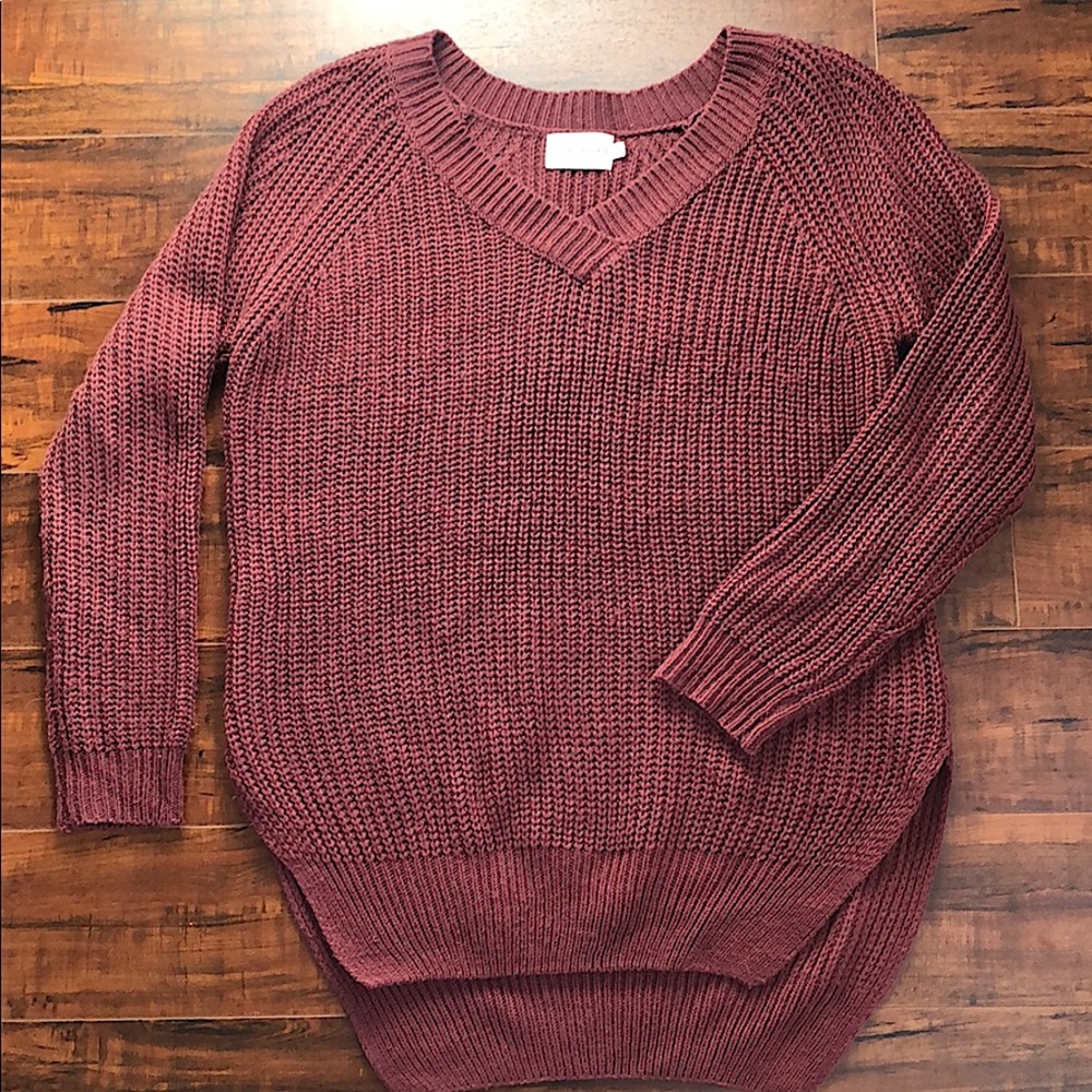 Ribbed Knit Sweater